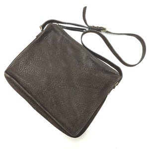 PRADA Shoulder Bag Leather Brown